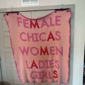 Mamas Knit Throw Blanket Calhoun & Co Moms Chicas Women Ladies Girls